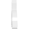 Ekena Millwork Ericson Architectural Grade PVC Gable Bracket, 48"W x 32"H x 6"D x 6"F, 16/12 Pitch GBP048X32X0606ERI00 - alternate 3